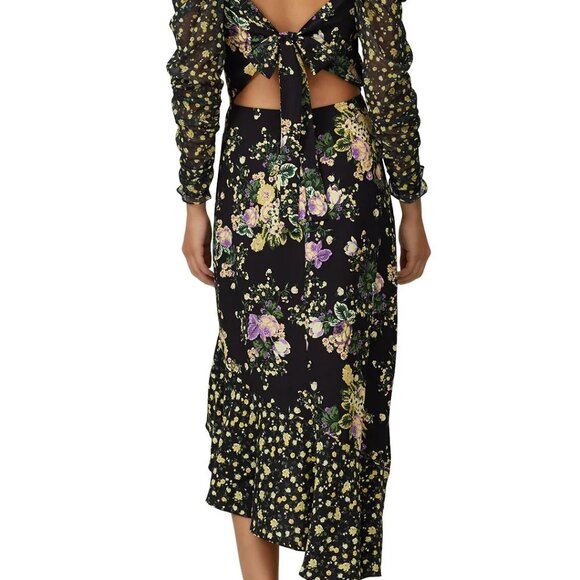 Ross Midi Dress by Love and Lemons Dress Floral Large - Picture 3 of 3